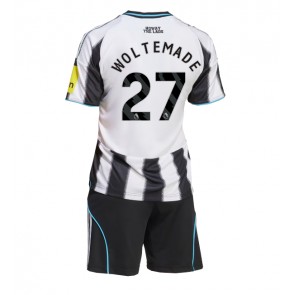 Newcastle United Nick Woltemade #27 Hjemmebanetrøje Børn 2025-26 Kortærmet (+ Korte bukser)